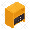 Bedside Table Nightstand Furniture Icon