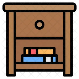 Bedside Table  Icon