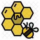 Bee Honey Hive Icon