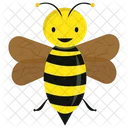 Cartoon Bee Honey Bee Bumblebee Icon