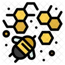 Bee Honey Agriculture Icon