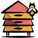 Bee Box Beehive Apiary Icon