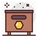 꿀벌 상자 꿀 상자 꿀벌 집 아이콘