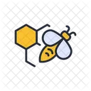 Farm Bee Beehive Icon