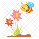 Honey Bug Fly Icon