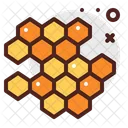 꿀벌 왁스 벌집 꿀단지 아이콘
