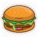 Beef Burger with Jalapeno Sauce  Icon