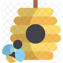 Beehive Bee Nest Honey Icon