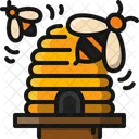 Beehive Bee Honey Icon