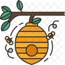 Beehive Tree Bee Icon