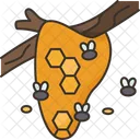 Beehive Insect Branch Icon