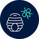 Beehive near garden  Icon