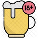 Beer Age Restriction Age Limit Icon