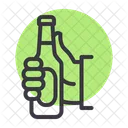 Bottle Cheers Party Icon