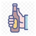 Bottle Cheers Party Icon