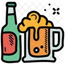 Alcohol Bottle Mug Icon