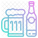 Beer Bottle Food Icon