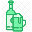 Bottle Alcohol Beer Glass Icon
