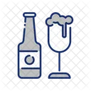 Beer and bottle  Icon