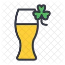 Beer And Clover Clover Beer Glass Icon