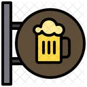 Beer Bar Signboard  Icon