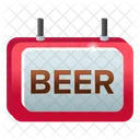 Beer Signboard Beer Board Hanging Board Icon