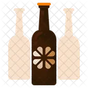 Beer Bottle Shamrock Beverage Icon