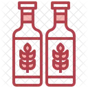 Beer Bottle Wheat Alcohol Icon