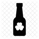 Beer Bottle Beer Clover Icon