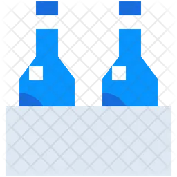 Beer Bottles Bucket  Icon