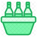 Bucket Bottle Beer Icon