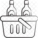 Alcohol Bucket Bottle Icon