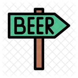 Beer Direction Board  Icon