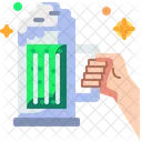 Hand Green Drink Icon