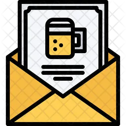 Beer Glass Card  Icon