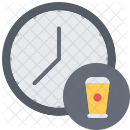 Beer Glass Clock  Icon