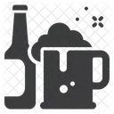 Alcohol Bottle Mug Icon