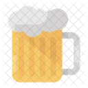 Beer Mug Beer Bottle Beer Foam Icon