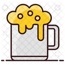 Beer Mug Beer Bottle Beer Foam Icon