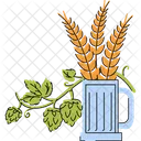 Beer Hops Wheat Icon