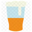 Beer on glass  Icon