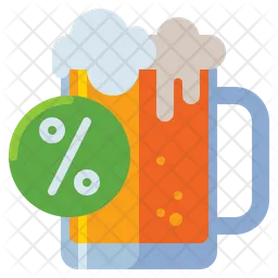Beer Percentage  Icon