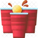 Beer Pong Fiesta Juego Icono