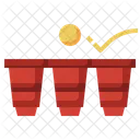 Beer Pong Party Hobbies Icon