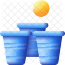 Beer Pong Party Game Icon