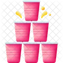 Beer Pong Party Game Icon