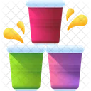 Beer Pong Party Game Icon