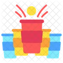 Beer Pong Party Game Icon