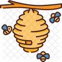Bees Honey Insect Icon