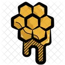 Beeswax Honey Honeycomb Icon